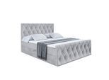 BOXBETT AMAY-Z - 180x200 cm - H3 - Hellgrau