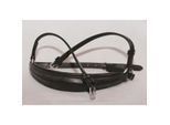 Hans Melzer Horse Equipment Hans Melzer Reithalfter hannoversch schwarz/silber WB (Warmblut)