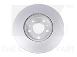 NK Bremsscheibe 3139108 belüftet 296mm 26mm für Mercedes ALPINE