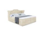 BOXBETT mit Matratze H4 und Lattenrost - VILA - 180x200 cm - H4 - Beige