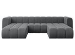 WOHNLANDSCHAFT modulares Sofa Joren-U1 - 319x177x70 cm Dunkelgrau