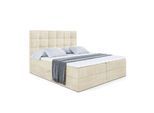 BOXBETT mit H4-Matratze und Lattenrost - APO - 140x200 Beige
