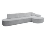 ECKSOFA Ottomane Rechts MARI-L2-v3 - 328x171x83 cm Grau Cord
