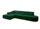 ECKSOFA Ottomane Links IREA-L2-v2 - 328x171x83 cm Grün