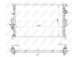 NRF Kühler, Motorkühlung 53812 für Ford Volvo LAND ROVER