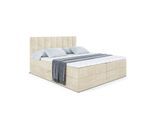 BOXBETT mit Matratze H4 und Lattenrost - OTTA - 140x200 cm - H4 - Beige