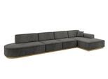 ECKSOFA Ottomane Rechts IREA-L3-v2 - 412x165x80 cm Ecru