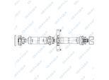 GSP Gelenkwelle, Achsantrieb ps901643 für VW