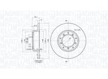 MAGNETI MARELLI Bremsscheibe 360406190000 298mm 14mm für LAND ROVER
