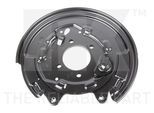 NK Spritzblech, Bremsscheibe 234544 Hinterachse links für TOYOTA