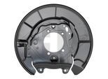 DIEDERICHS Spritzblech, Bremsscheibe 9668711 Hinterachse links für TOYOTA