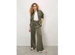 Relaxhose APRICOT "Hose", Damen, Gr. S (36), N-Gr, grün (khaki), Web, Stoff, Obermaterial: 56% Baumwolle CO. 42% Lyocell CLY. 2% Elasthan EL., Hosen Relaxhose, mit praktischen Taschen