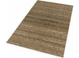 Teppich ASTRA "Samoa Melange" Gr. 1, braun (hellbraun), B:67cm H:20mm L:130cm, Kunstfaser, Teppiche, Teppich, hochwertiger Kurzflor, Wohnzimmer, in vielen Farben