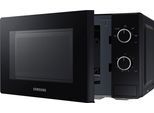 SAMSUNG Mikrowelle "MS20A3010AL/EG", schwarz, B:44cm H:25,9cm T:33,7cm, Mikrowellen, Einfache Handhabung in schickem Design, Mikrowelle