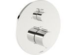 Hansa HANSAEASYTHERM 8861 Thermostat 88619245 Fertigmontageset, Sichtteil für einen Abgang, rund chrom