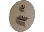 Hansa HANSAEASYTHERM 8862 Thermostat 8862924581 Fertigmontageset, Fertigset für zwei Abgänge, rund Bronze gebürstet