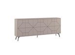 SIDEBOARD mit 6 dekorierten Türen L184 cm - Dune