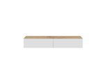 HÄNGESCHRANK mit 2 Klappen und 2 Aufbewahrungsnischen L180 cm - Kaway