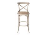 BARHOCKER aus massivholz und wiener geflecht - bistrot 110/50/51 cm