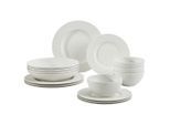 Villeroy & Boch Kombiservice Manufacture Rock blanc, Weiß, Keramik, 16-teilig, 430 ml, Essen & Trinken, Geschirr, Geschirr-Sets, Kombiservice
