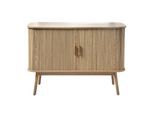 VINTAGE Sideboard Holzdekor 2 Schiebetüren - L110cm