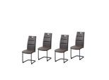 HTI-Living Schwingstuhl DannyP PU Braun
