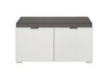 Sitzbank In Weiss 85/48/37 cm