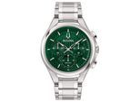 Bulova Curv Silber Herren Armbanduhr 96A297