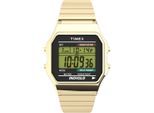Timex Main Street Classic Digital Gold Herren Armbanduhr T78677