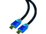 STEELPLAY HDMI-Kabel "4K High Speed Ultra HD Kabel 2", schwarz (schwarz, blau), 200cmcm, Kabel