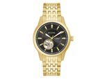 Bulova Open Heart Gold Herren Armbanduhr 97A168