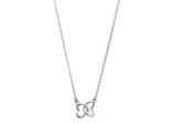 Orphelia 'Lili' Dames 925 Sterling Zilveren Set: Ketting-Pendant + Oorbellen - Zilver SET-7513