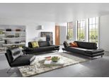 3-Sitzer W.SCHILLIG "taboo Designsofa mit hohem Sitzkomfort, Breite 232cm, Sitztiefe 59cm", schwarz (schwarz z59), B:232cm H:76cm T:91cm, Flachgewebe S22 (100% Polyester);Stoff S37 (100% Polyester): Luxus-Microfaser in Lederoptik;Longlife Xtra-Leder Z59: Glattleder mit modischer Prägung. Hautstärke 0, 9 - 1, 1 mm;Longlife Xtra-Leder Z69: Das feinnarbige, gedeckte Softleder Z69 besticht durch seine