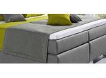 Tagesdecke HAPO "Plaid", grau, B:240cm L:70cm, Polyester, Tagesdecken, Tagesdecke, beidseitig Stoff mit Vließwatte versteppt