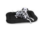 Knuffelwuff Wasserfestes In und Outdoor Hundebett Lucky aus Nylongewebe schwarz XXXL