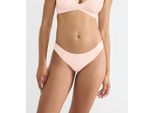 Tanga SLOGGI "ZERO Feel 2.0", Damen, Gr. S, puff pink, Single Jersey;Interlock, Obermaterial: 76% Polyamid, 24% Elasthan, körpernah, Unterhosen Tanga, nahtlos, superweiches Interlock-Jersey Material, ultraleicht