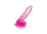 King Cock Clear - 6" Cock With Balls, 17,8 cm