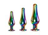 Rainbow Metal Plug Set, 3 Teile, 9,3 13 cm