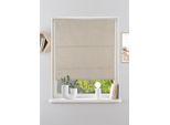 Rollo OTTO HOME "RIOLA" Gr. 4, beige (natur), B:70cm H:130cm, Polyester, Rollos, Rollo, Faltrollo in trendiger Leinenoptik, einfache Montage