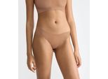 Tanga SLOGGI "ZERO Feel 2.0", Damen, Gr. XL, nostalgic braun, Single Jersey;Interlock, Obermaterial: 76% Polyamid, 24% Elasthan, körpernah, Unterhosen Tanga, nahtlos, superweiches Interlock-Jersey Material, ultraleicht