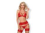 Verführerisches Straps-Set, 3 Teile