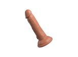 6 Inch Dual Density Vibrating Silicone Cock, 17,8 cm