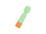 Ribbed Mini Vibrator with USB Charger, 12,2 cm