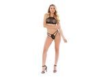 Dual Strap Panty Bralette, 2 Teile