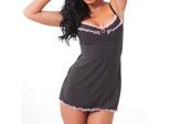 Nadelstreifen-Kleid mit Slip, 2 Teile