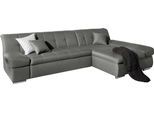 Ecksofa DOMO COLLECTION "MONA 297x173 cm, modern und komfortabel", grau (steel), B:297cm H:80cm T:173cm, Struktur fein 100% Polyester;Chenilleoptik 100% Polyester;SOFTLUX/Struktur fein 100% Polyester, Sofas, Ecksofa, whlw. mit Bettfunktion, L-Form