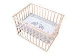 LAUFGITTER 100x75 Jumbo twins grau