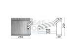 MEAT & DORIA Verdampfer, Klimaanlage 997024 für Mercedes