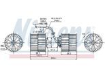 NISSENS Innenraumgebläse 87071 für Ford