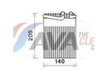 AVA QUALITY COOLING Verdampfer, Klimaanlage msv554 für Mercedes
